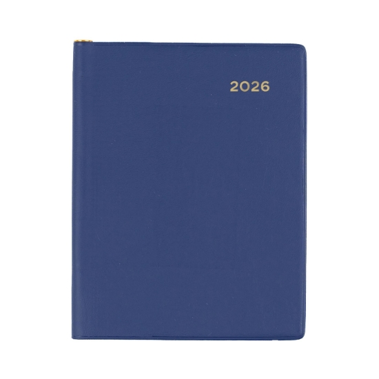 Picture of DIARY 2026 COLLINS BELMONT A7 PVC W/PENCIL WTV NAVY