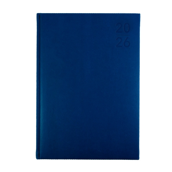 Picture of DIARY 2026 DEBDEN SILHOUETTE A4 1DTP NAVY