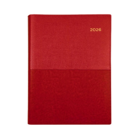 Picture of DIARY 2026 COLLINS VANESSA A4 1DTP RED