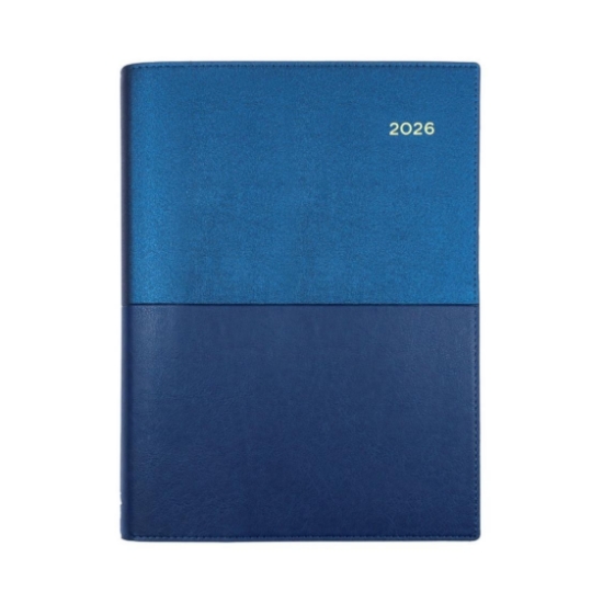 Picture of DIARY 2026 COLLINS VANESSA A4 1DTP BLUE