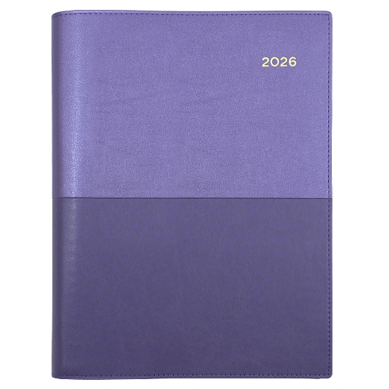 Picture of DIARY 2026 COLLINS VANESSA A4 WTV LILAC