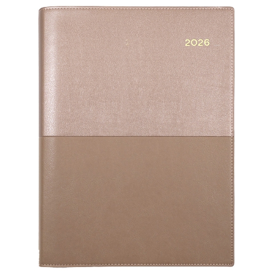 Picture of DIARY 2026 COLLINS VANESSA A5 1DTP ROSE GOLD