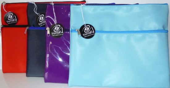 Picture of PENCIL CASE 21X26CM 2 ZIP