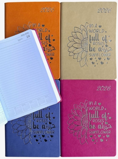Picture of 2026 DIARY A5 DTP SUNFLOWER