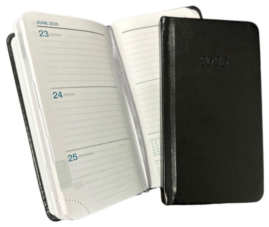 Picture of 2026 DIARY SLIM WTV COW HIDE