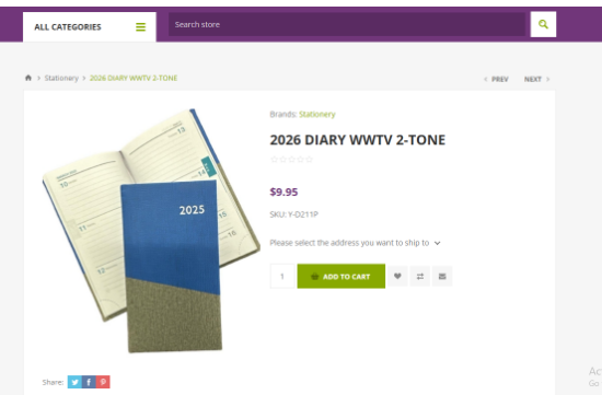 Picture of CARDSTOCK 12X12 NAVY 216GSM