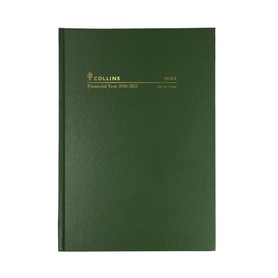 Picture of 26/27DIARY COLLINS A4 DTP GREEN