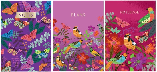 Picture of NOTEBOOK BRIGHT BEAUTIFUL A5 PK3