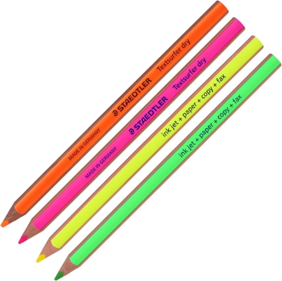 Picture of HIGHLIGHTER STEADTLER DRY 4 PK