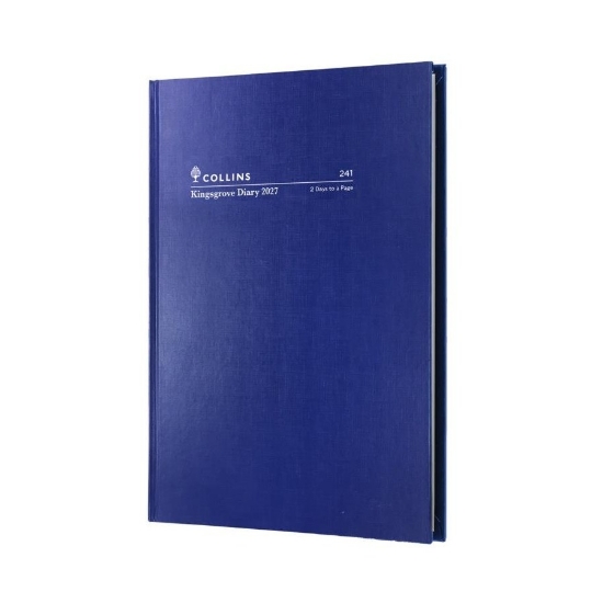 Picture of DIARY 2027 KINGSGROVE A4 2 DTP BLUE