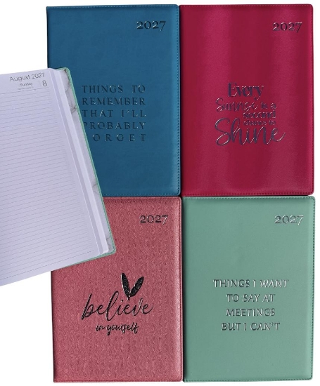 Picture of 2027 DIARY A4 DAY TO PAGE INSPIRATION