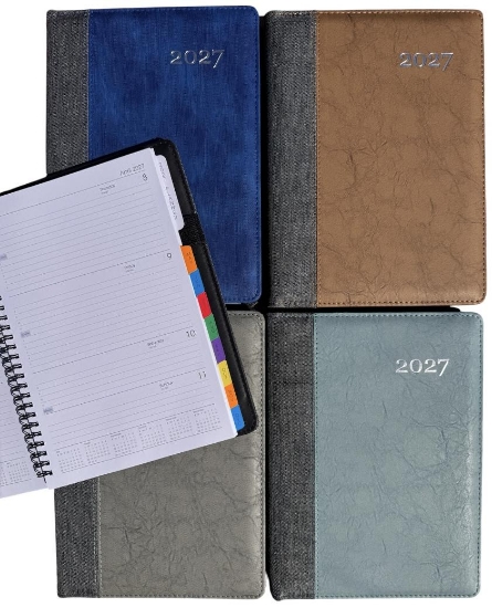 Picture of 2027 DIARY A5 WEEK TO VIEW WIRE-O